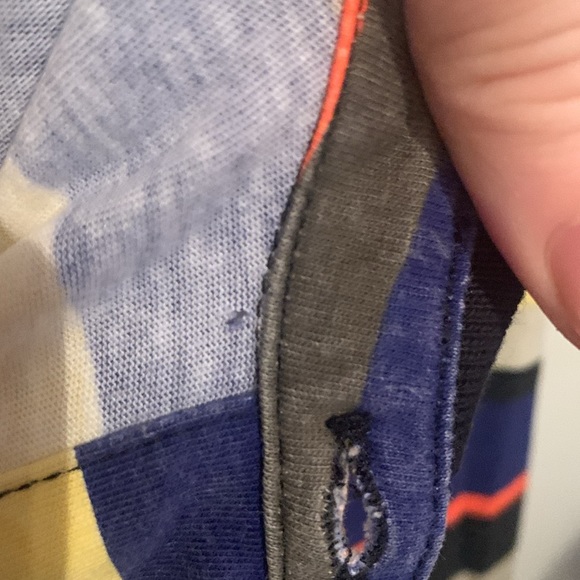 Stellar Armani Exchange Colourful Striped Cotton Polo SZ Small - Picture 8 of 9